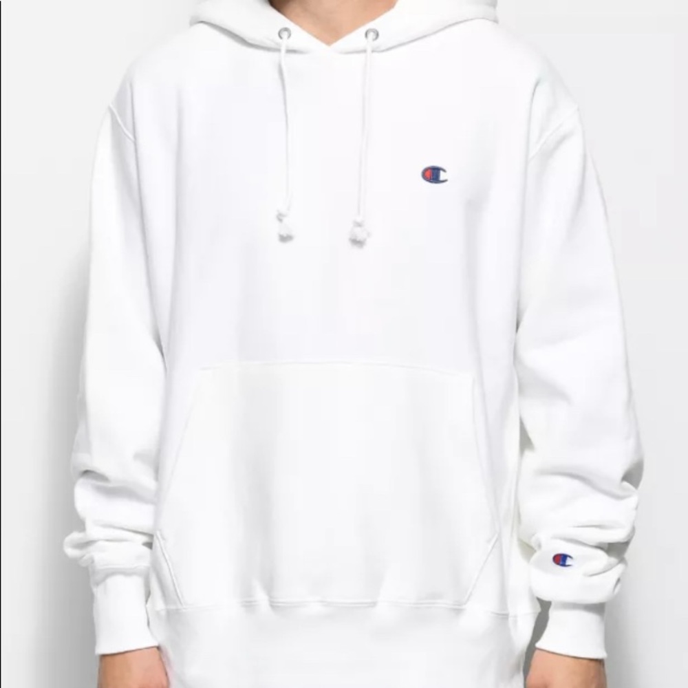 White champion hoodie